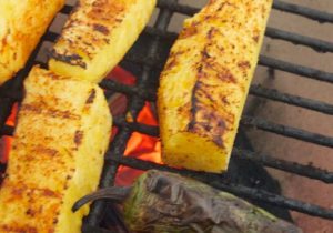 Grilled pineapple salsa