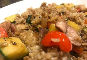 Happy Nancy Grilled Chicken Fried Rice