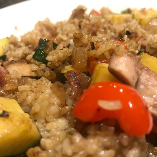 Happy Nancy Grilled Chicken Fried Rice