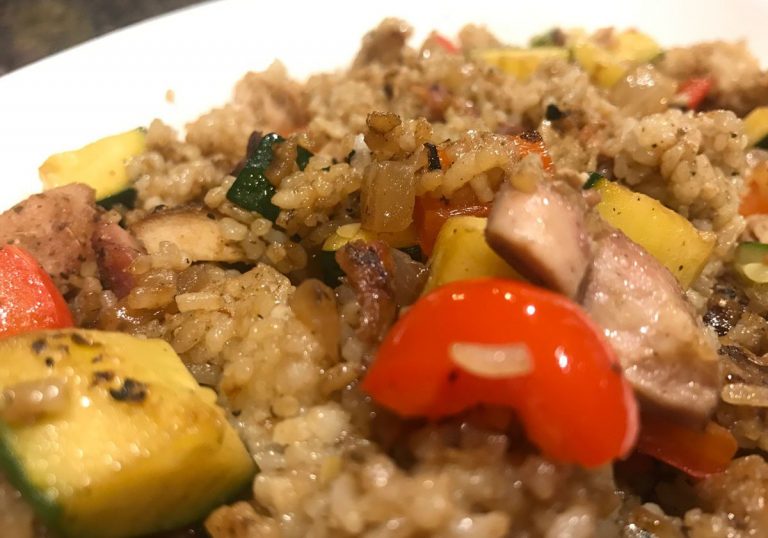 Happy Nancy Grilled Chicken Fried Rice