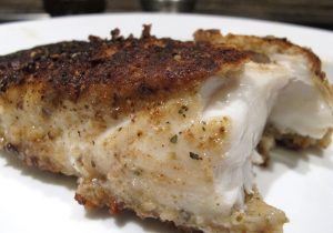 Happy Nancy Macadamia Nut Encrusted Halibut
