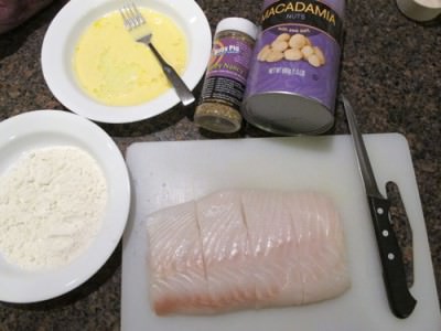 Cut fish into manageable pieces