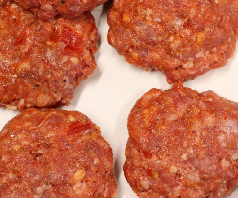 Form palm size patties