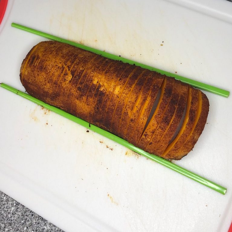 Slice as evenly as you can