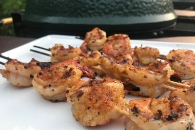 Lemon Garlic IPA Grilled Shrimp