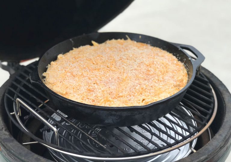 Place in oven or cooker. We did the baking on our Big Green Egg for a hint of smoke