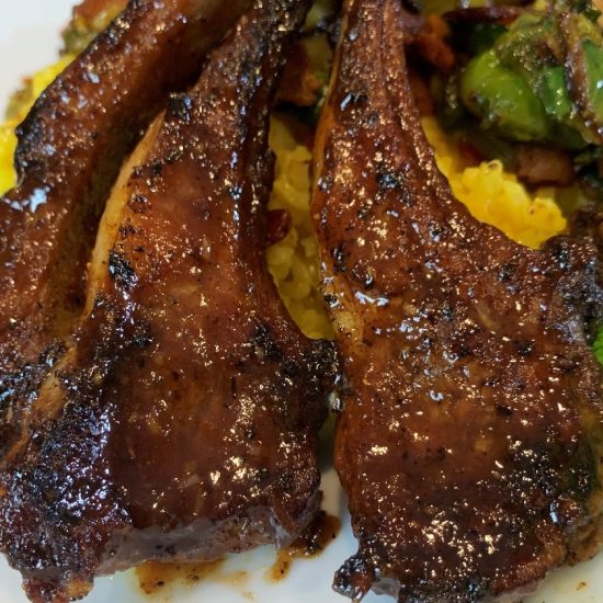 Jerk BBQ Lamb Chops