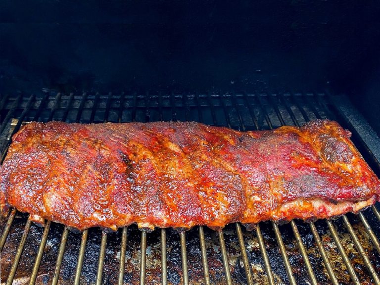Spritz ribs every 30 minutes