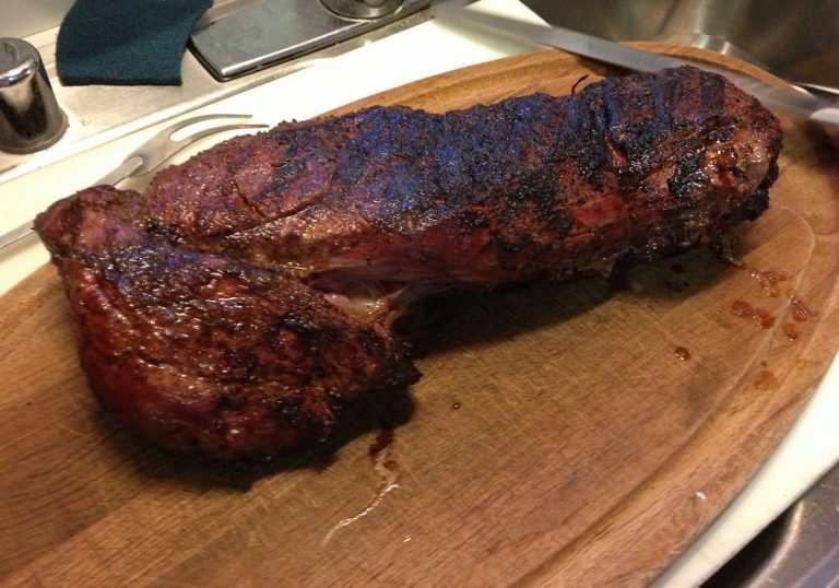 Here is roast after resting 10 minutes