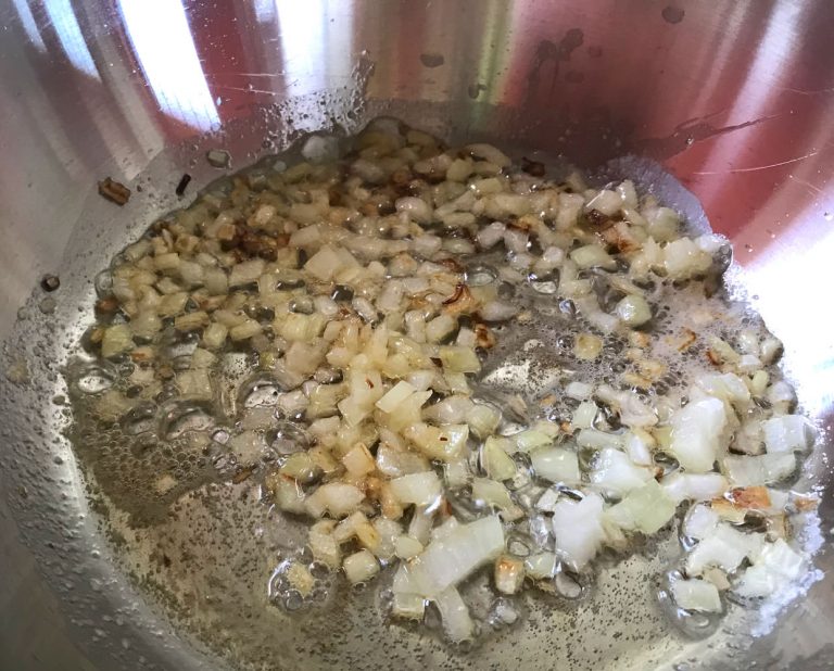 Saute onion and Ghost