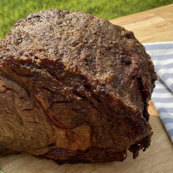 DrBBQ's Buttered Roast wtih Mediterannean-ish seasoning