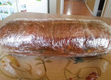 Wrap in plastic tightly and refrigerate for about 5 or 6 hours