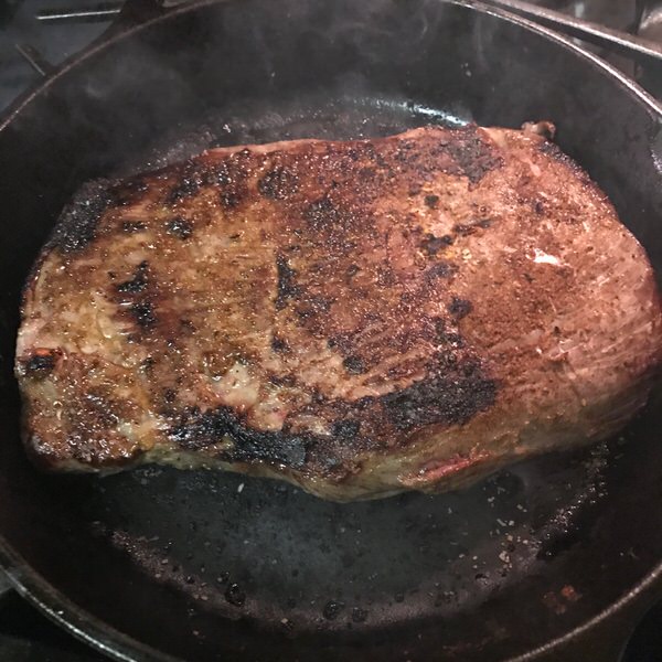 Sear each side for 3-5 minutes