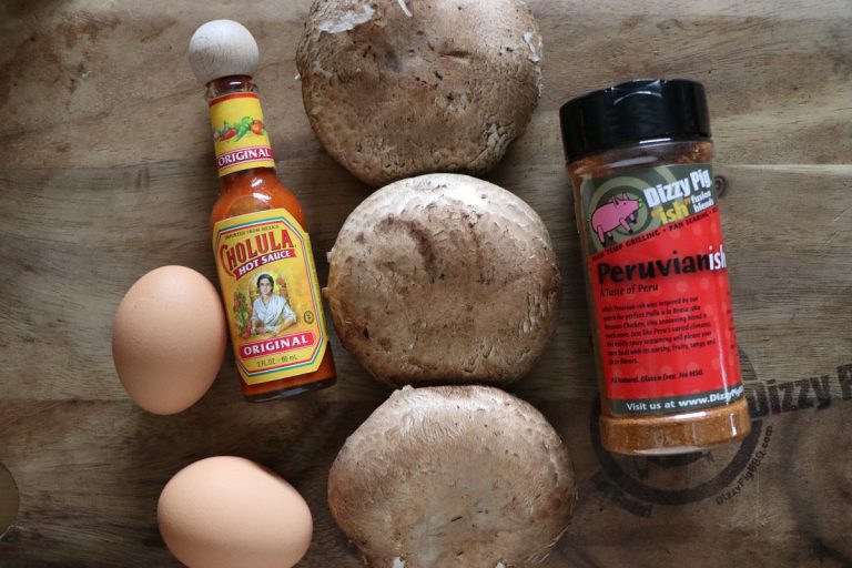 Ingredients for Mushroom Sunny-side Up