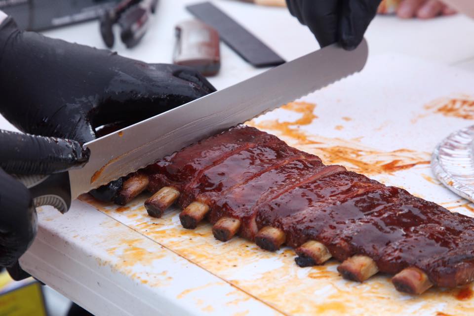 Old Town Smokers team's ribs