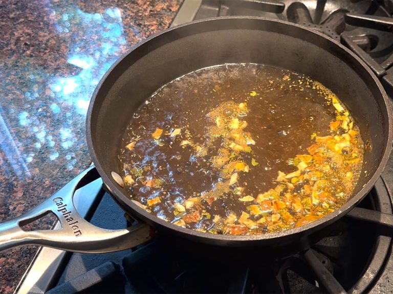 Simmer Mad Max Turkey Brine for a few minutes