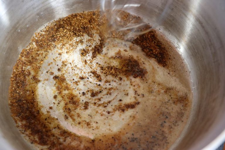 Melt butter and add Red Eye Express seasoning