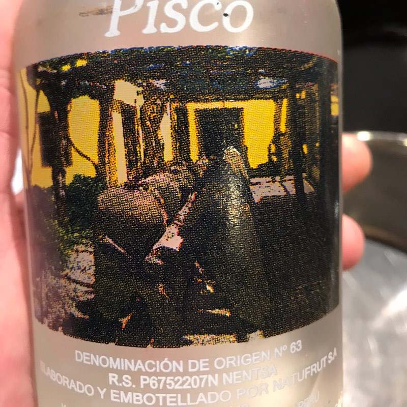 Peruvian brandy Pisco