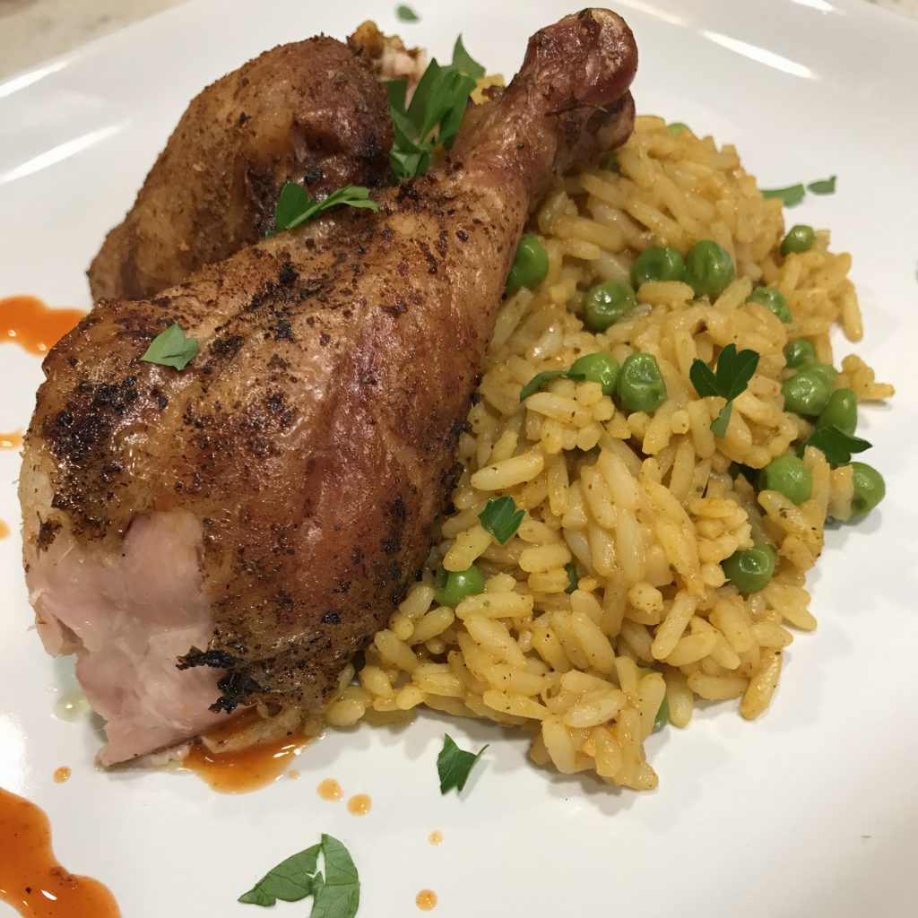 Serve with Peruvian-ish chicken