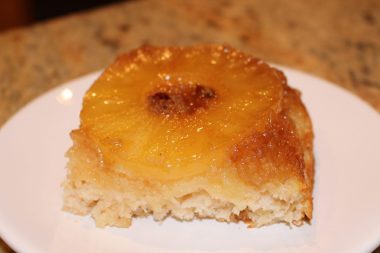 Pineapple upside down cake using Pineapple Head seasoning