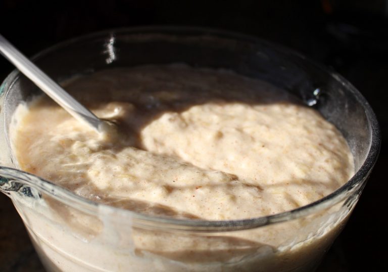 Stir until mixture turns airy and fluffy