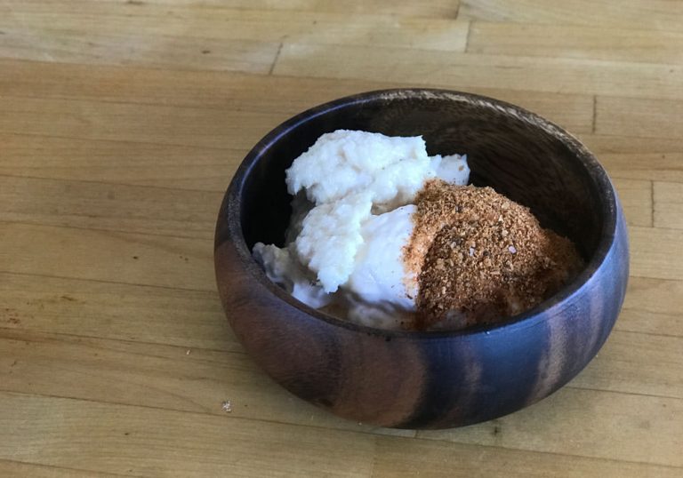 Place all Creamy horseradish sauce ingredients in bowl