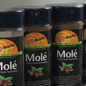 Rich with a hint of chocolate. Mole