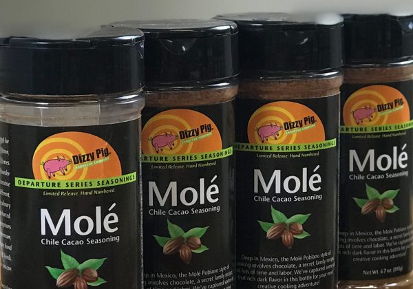 Rich with a hint of chocolate. Mole