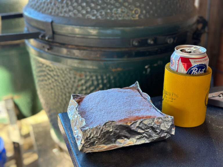 Cover top skin with a layer of coarse salt