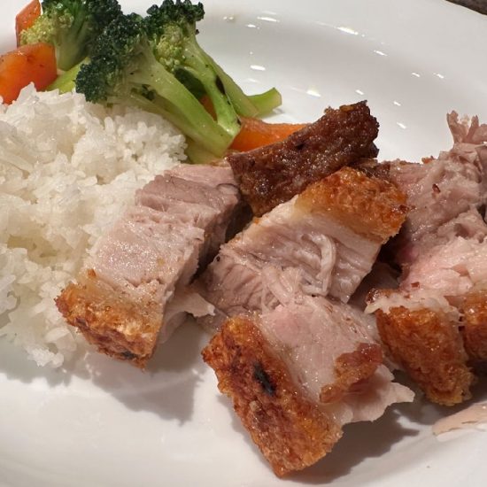 Succulent Roasted Pork Belly with Crispy Crackling