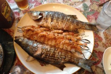 Raging River Rock Fish with Tsunami Spin Shrimp