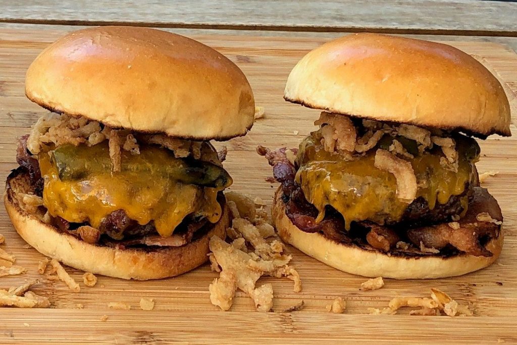 DrBBQ’s Grilled Brisket Burgers with Dizzy Pig SPG Original