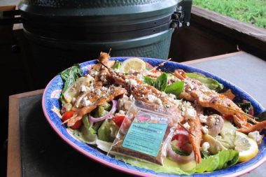 Mediterranean-ish salmon antipasto