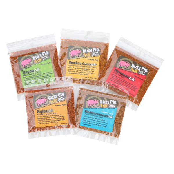 Try-me sampler-5 pack of Dizzy Pig "ish" fusion blends