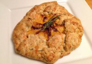 Pineapple Head savory apple tart