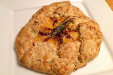 Pineapple Head savory apple tart