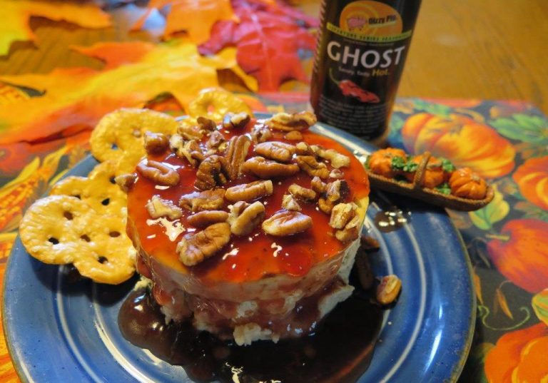 Savory Ghost Cheesecake