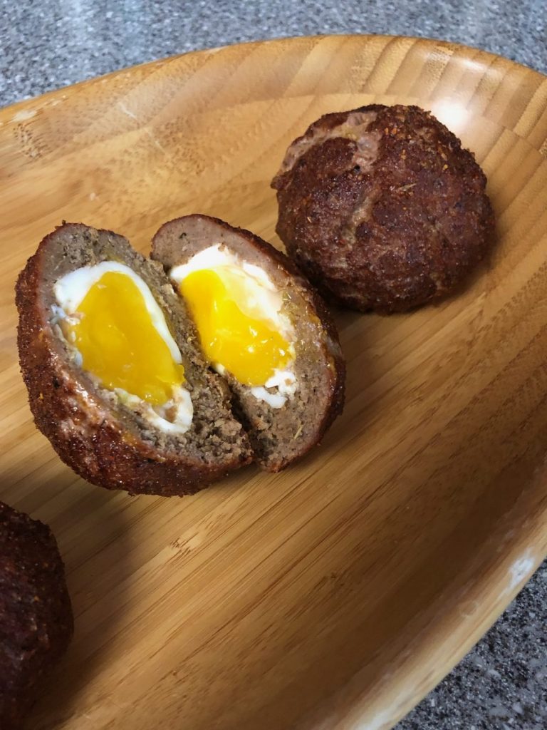 Slice in half and serve