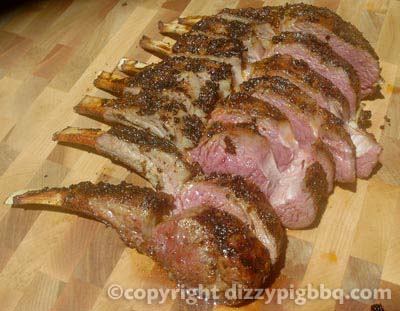 Lamb lollipops roasted to perfection!