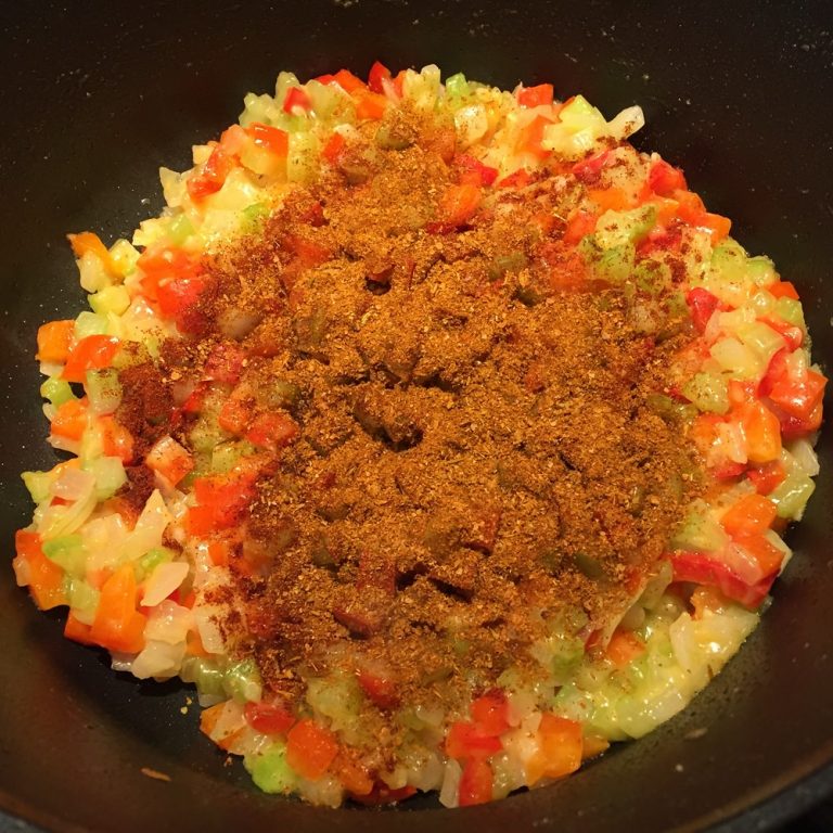 Add Bayou-ish and other seasonings to roux