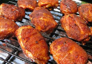 Slow grilled chicken