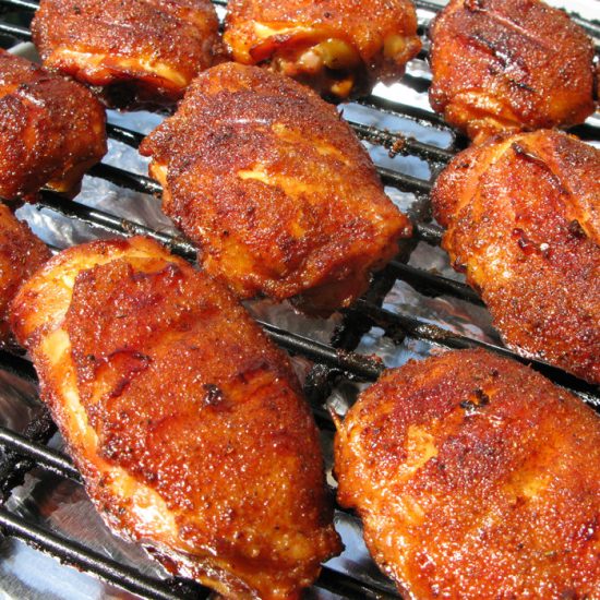 Slow grilled chicken