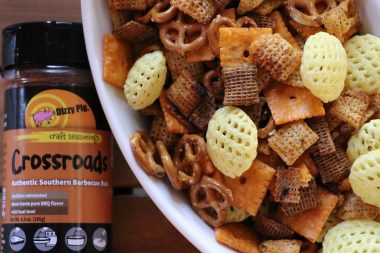 Smoked Chex Mix with Crossroads seasoning