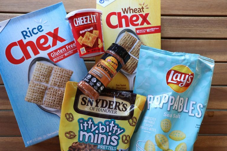 Ingredients for Smoked Chex Mix