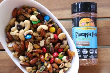 Smokey Trails trail mix with Pineapple Head seasoning