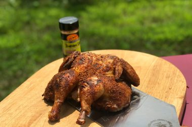 Simple Juicy Grilled Spatchcocked Whole Chicken