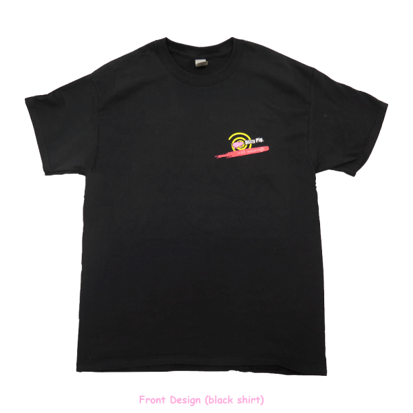 Black Splash tee-shirt - front view