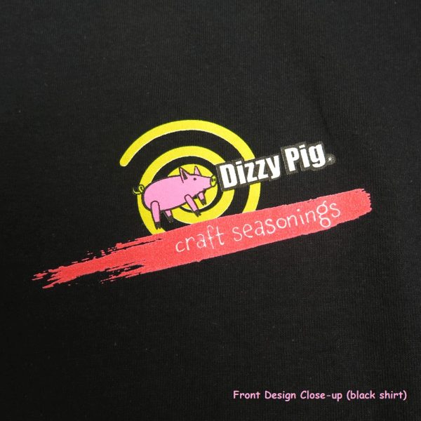 Black Splash tee-shirt - front close-up