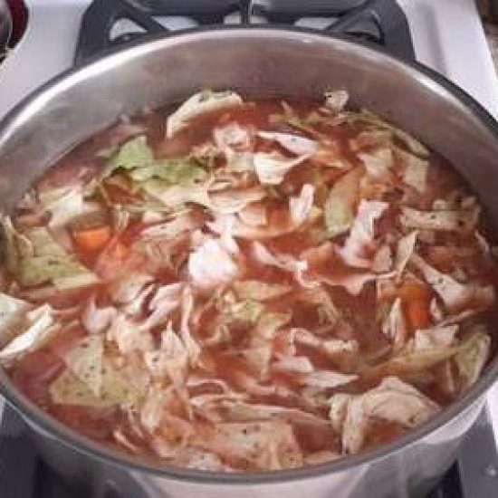 Spring Hen's IPA veggie soup
