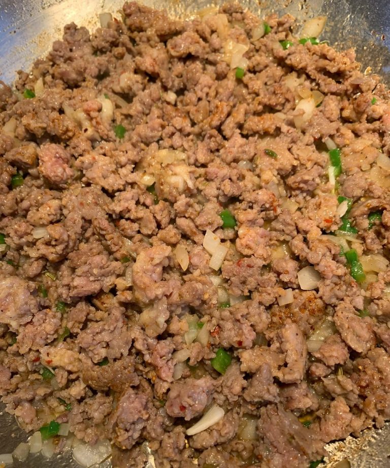 Cook the italian sausage